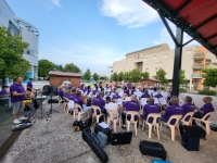 En juin, c'est tournée des aubades et l'audition de l'école de musique de l'orchestre d'Harmonie Saint Rémy les Charreaux.