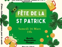 La Fête de la Saint-Patrick .. c'est ce samedi à Saint Jean de Vaux 