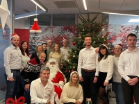 Joli succès pour fêter Noël à l'agence du Crédit Mutuel de Chalon sur Saône 