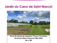 A noter sur vos agendas - Les Jardins du Coeur vous donnent rendez-vous les 3 et 4 mai 