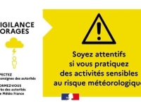 Vigilance jaune aux orages activée ce lundi en Saône et Loire 