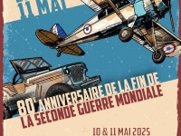 80e anniversaire de la fin de la seconde guerre mondiale - Des animations tout le week-end à l'aéroport de Champforgeuil 