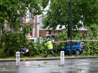 L'orage est passé par l'Allier avec des vents à plus de 110 km/h et file en direction de la Saône et Loire 