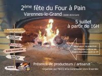 La Fête du pain de Varennes le Grand vous attend le 5 juillet