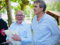 A Bouhans, ce samedi, Eric Ciotti et Eric Michoux ont fait entendre la voix de la ruralité, symbole de "la vraie France"