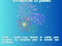 13 JUILLET - Le programme des animations à Rully 