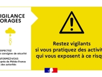 Vigilance jaune aux orages activée en Saône et Loire 