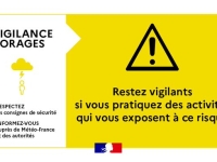La vigilance jaune aux orages maintenue en Saône et Loire jusqu'à 18h 
