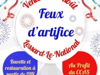 Feux d'artifice du 15 août à Lessard le National 