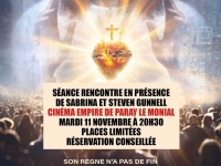 Le film Sacré Coeur projeté au cinéma l'Empire à Paray le Monial en présence des réalisateurs 