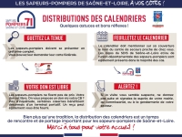 CALENDRIER DES SAPEURS-POMPIERS - Attention aux arnaques, on vous rappelle le principe 