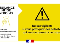 Vigilance jaune  neige-verglas activée en Saône et Loire pour la nuit de Noël 