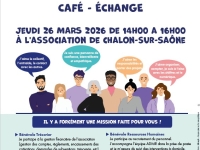 Je deviens bénévole à l'ADMR - Café/échange le 29 mars à Chalon