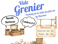 Vide-grenier ce dimanche à La Charmée 