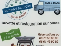 La super brocante de l'US Crissey est annoncée le samedi 6 juin 