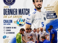 HANDBALL CLUB CHALON - Le dernier match de la saison .. c'est ce soir... avant la grande finale à Bercy 