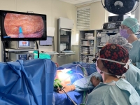 Le Centre Régional de lutte contre le cancer Georges-François Leclerc réalise l'une des  premières mastectomies cœlioscopique avec reconstruction mammaire immédiate  en France  