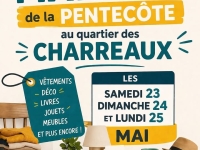 Vide-maison de la Pentecôte aux Charreaux tout au long du week-end 