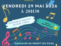 Concert en plein air ce vendredi soir à Saint Martin en Bresse 