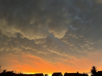 Incroyable ciel de feu ce mercredi soir en Basse-Normandie 