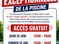 Le complexe aquatique communautaire de Verdun-Ciel  ouvre à des horaires exceptionnels 