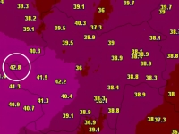 CANICULE - On a frôlé le 43°c ce 26 juin en Saône et Loire - Partout les records sont tombés 