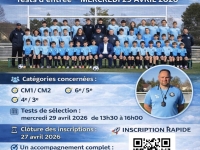 Académie du foot Côte Chalonnaise - Les inscriptions sont ouvertes 