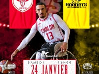 BASKET FAUTEUIL - Championnat de France Elite - Après sa défaite contre Hyères, Chalon reçoit Le Cannet 