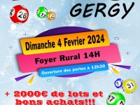 Loto de la fanfare de Gergy le 4 février 