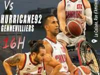 BASKET FAUTEUIL - Championnat de France Elite - L'Elan Chalon reçoit les Hurricanes de Gennevilliers 