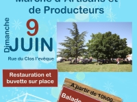 Le marché des artisans et producteurs de Mercurey annoncé le 9 juin 