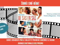 MEGARAMA CHALON - Soirée ciné-débat proposée le Collectif Prison de Varennes le Grand 