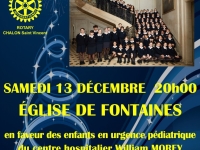 Le concert de Noël du Rotary Chalon Saint-Vincent, c’est complet !