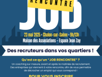La 2e Edition de Job Rencontre se tiendra à Chalon le 23 mai à l'Espace Jean Zay 