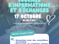 Semaine mondiale de l'allaitement - l'hôpital de Chalon se mobilise le 17 octobre 