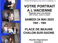 Le Lions Club Chalon Doyen vous attend Place de Beaune pour la traditionnelle opération "photos à l'ancienne"