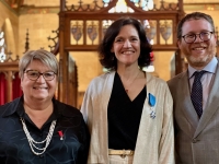 Ludivine Griveau, une figure emblématique du monde viticole, honorée de la médaille du Mérite