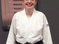 La ceinture noire du courage pour Aurélie DION.
