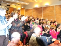 Salle comble pour le concert de Noël de l’ensemble à plectres Mandol’in Echo et de la chorale De Si de La