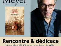 Rencontre/dédicace avec l'auteur Renaud Meyer à Chagny 