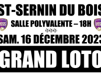 Le grand loto de l'US Saint Sernin du Bois le samedi 16 décembre 