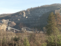 L'extension de la carrière de Sainte-Cécile abandonnée