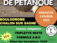 L'amicale pétanque de Lessard le National organise son concours de pétanque au Boulodrome 