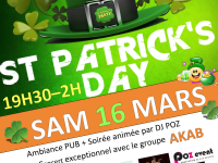 A noter sur vos agendas - La Saint Patrick à la salle polyvalente de Rully 