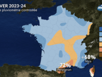 HIVER 2023-2024 - Un excédent de pluie .. mais de fortes inégalités 