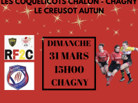 Championnat de France - Fédérale 2 - Les Coquelicots Chalon-Chagny rencontrent  Le Creusot-Autun 
