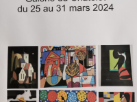 Exposition de Françoise et Agnès jusqu'au 31 mars à la galerie du Châtelet 