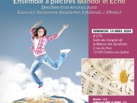 Le concert de printemps de Mandol'in Echo annoncé le dimanche 14 avril 