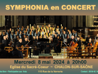 Concert de musique sacrée le mercredi 8 mai à 20 h