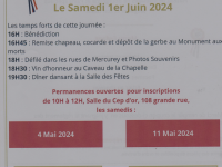 Les conscrits de la classe en 4 donnent rendez-vous le samedi 1er juin à Mercurey